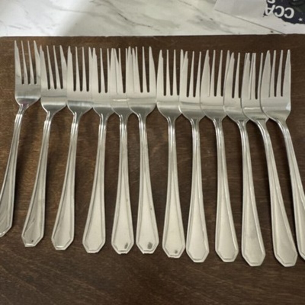 Pfaltzgraff Stainless Steel Fork Set Silver 12 pcs